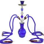 Waterpijp met 4 Slangen Blauw